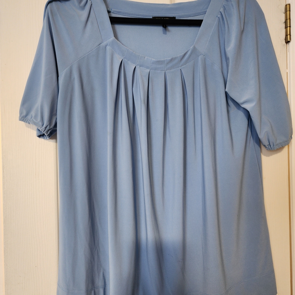 Daisy Fuentes Sky Blue Blouse